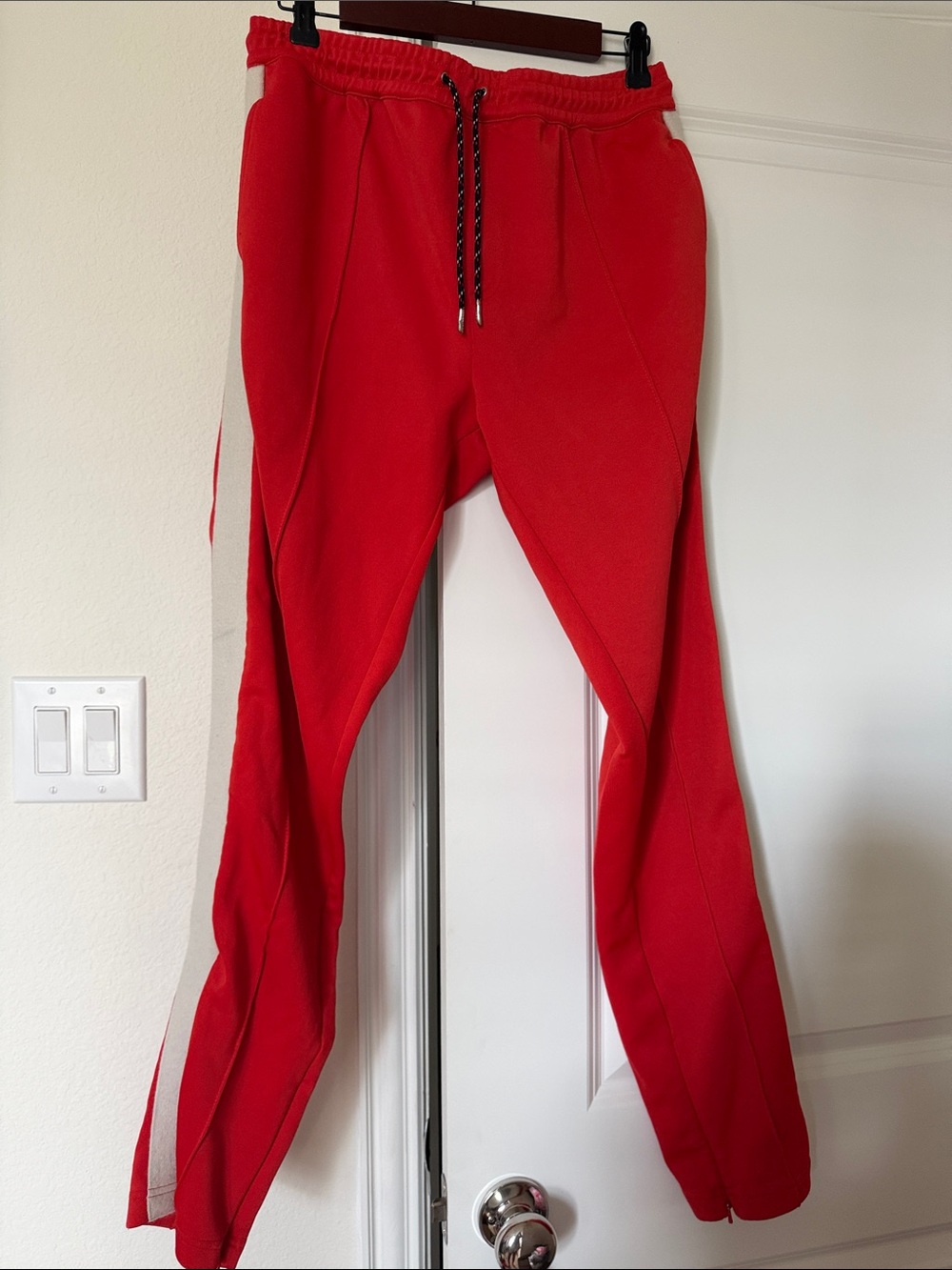 Burberry London England Joggers Sweatpants orange LARGE